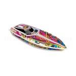 Traxxas TRA381041 Blast Race Boat with TQ 2.4GHz Battery Wall Charger RTR: Full Multi Color