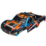 Traxxas TRA6844 Slash 4X4, orange and blue (painted, decals applied