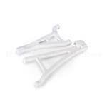 Suspension arms, White, front (Left), heavy duty (upper (1)/ lower (1))
