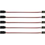 Apex APX1005 Futaba Style 6" / 150mm Servo Extension - 5 Pack