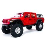 Axial AXI03006BT2 1/10 SCX10 III Jeep JT Gladiator Rock Crawler with Portals RTR, Red