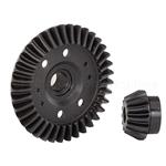 Traxxas TRA6879R Ring gear, differential/ pinion gear, differential