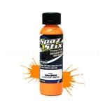 Spaz SZX02200 Orange Fluorescent Airbrush Ready Paint, 2oz Bottle