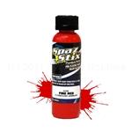 Spaz SZX02300 Fire Red Fluorescent Airbrush Ready Paint, 2oz Bottle