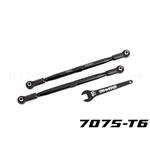 Traxxas TRA7897A Toe links, front (TUBES, 6061-T6 aluminum) (2) (for use with #7895 X-Maxx® WideMaxx® suspension kit)