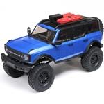 Axial AXI00006T3 1/24 SCX24 2021 Ford Bronco 4WD Truck Brushed RTR, Blue