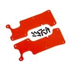 Traxxas TRA9634R Suspension Arm Covers, Red, Rear (left And Right)/ 2.5x8 Ccs (12)