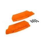 Traxxas TRA9519T Mud Guards, Rear, Orange (left And Right)/ 3x15 Ccs (2)/ 3x25 Ccs (2)