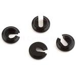 ST Racing Concepts Traxxas TRX-4M Brass Lower Shock Spring Retainers (Black) (4)