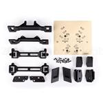 Body conversion kit, Slash 2WD (includes front & rear body mounts, latches, hardware) (for clipless mounting)