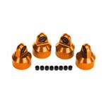 Shock Caps, Aluminum (orange-anodized), Gtx Shocks (4)/ Spacers (8)