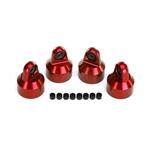 Traxxas TRA7764R Shock Caps, Aluminum (red-anodized), Gtx Shocks (4)/ Spacers (8)