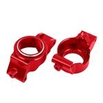 Caster Blocks (c-hubs), 6061-t6 Aluminum (red-anodized), Left & Right