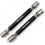 YEATRX4102BK Yeah Racing TRX-4 High Trail Steel Front and Rear Center Driveshafts Set
