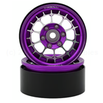 TLHTWHEEL64 Treal Hobby Type A 1.9'' Spoked Beadlock Wheels (Purple) (2)