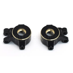 Treal Hobby TRX-4M Brass Front Steering Knuckles (Black) (2) (9.7g)