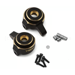 TLHTSCX2406 Treal Hobby Axial SCX24 Brass Front Steering Knuckles (Black) (2) (10g)