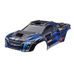 Body, Xrt® Ultimate, Blue (painted, Decals Applied) (assembled With Front & Rear Body Supports For )