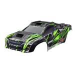 Body, Xrt® Ultimate, Green (painted, Decals Applied) (assembled With Front & Rear Body Supports For)