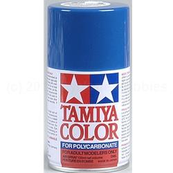 Tamiya TAM86004 PS-4 Polycarbonate Spray Blue 3 oz