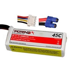 Potenza  3S 2200MAH 45C Lipo Battery (FPZB22003S45)