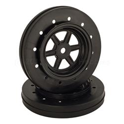 Gambler Drag Racing Front Wheels (Black) w/12mm Hex