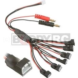Parallel Charge Cable for Trex 150 OMP M1 M2 Batteries with 2S XH Connector