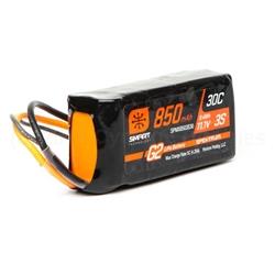 11.1V 850mAh 3S 30C Smart LiPo Battery G2: IC2