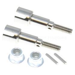 Metal Rear Wheel Shafts+Pins+Lock Nut M4