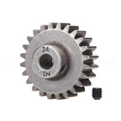Gear, 24-T pinion (1.0 metric pitch) (fits 5mm shaft)/ set screw