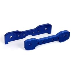 Tie bars, front, 6061-T6 aluminum (blue-anodized)