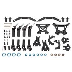 Outer Driveline And Suspension Upgrade Kit, Extreme Heavy Duty, Black