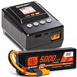 Smart Powerstage Surface Bundle: 5000mAh 2S LiPo Battery / S155 Charger