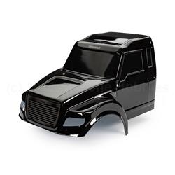 Body, TRX-6® Ultimate RC Hauler, black (painted, decals applied)