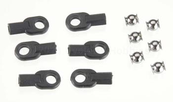 Traxxas  Rod Ends w/ Connectors (TRA2742)