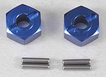 Traxxas  Wheel Hex Hubs, Aluminum, Blue (1 pair) (TRA1654X)